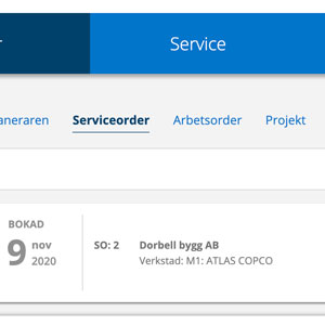 Digital servicehantering och arbetsorder
