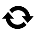 Symbol för uppdatering - två pilar i cirkel